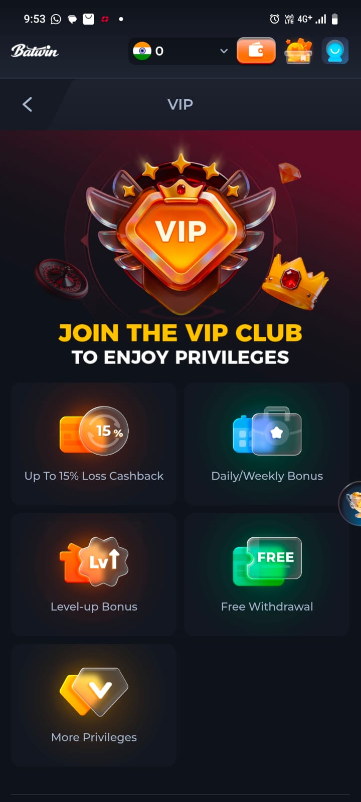 Goplay11 fantasy cricket winnings and withdrawal screen